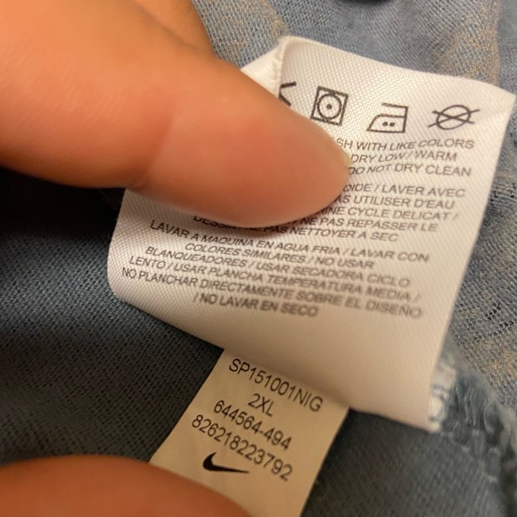 Nike Kobe Bryant 24 Snakeskin Small S Black Mamba Slate Blue Tshirt 644564-494 - Picture 6 of 8